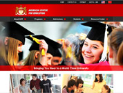 Corporate website for The American Center for Education