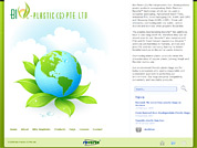 Corporate website for Bio-Plastic (S) Pte Ltd