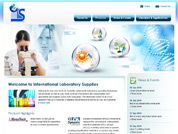 Corporate website for International Laboratory Supplies