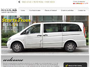 Corporate website for Maxi Cab