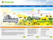 Corporate website for Pristine Cool Pte Ltd